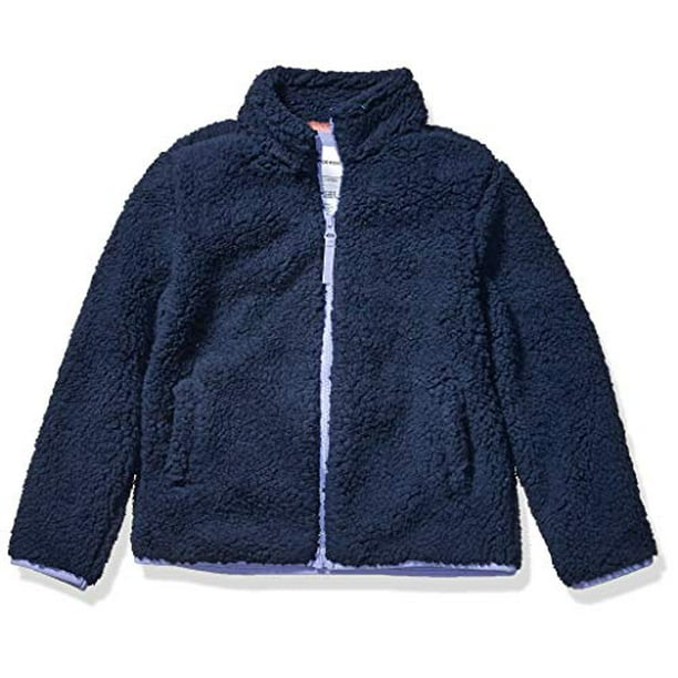 Essentials Womens Polar Fleece Lined Sherpa Full-Zip Jacket Essentials Womens Polar Fleece Lined Sherpa Full-Zip Jacket